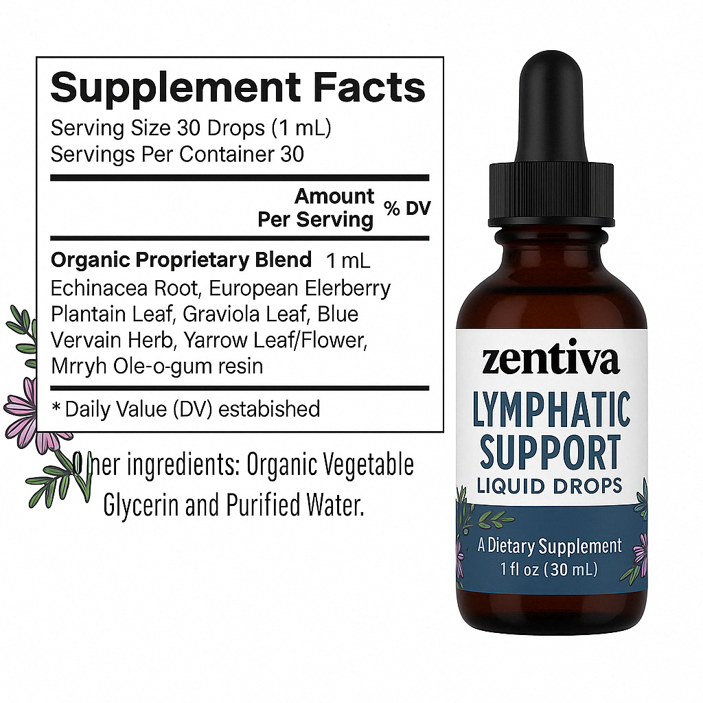 Organic Lymphatic Support Herbal Extract